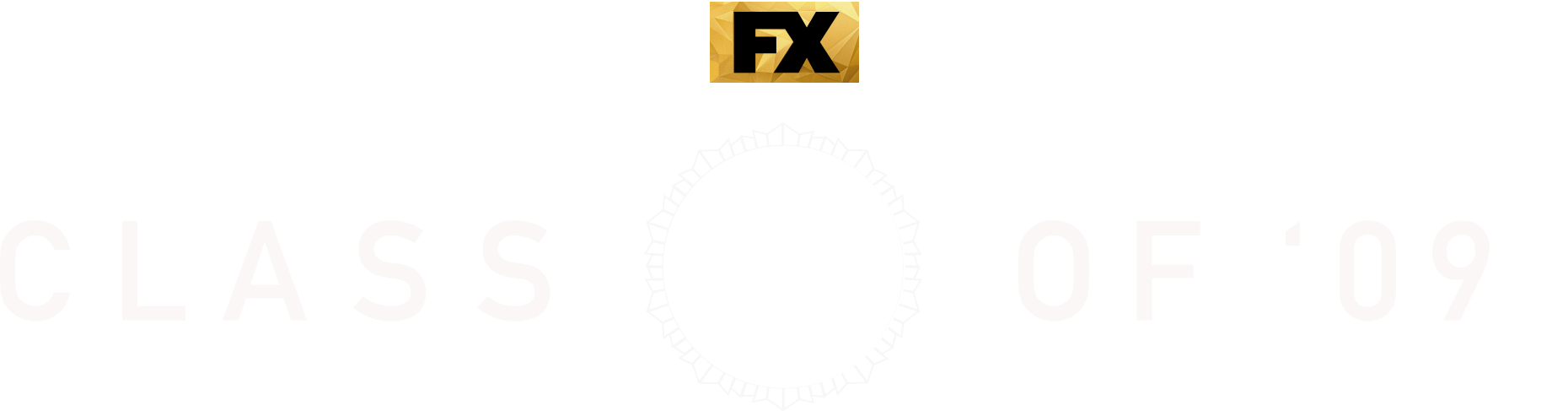 Class of '09 show logo in white font